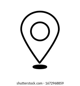 location icon vector illustration sign symbol