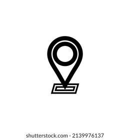Location icon vector illustration, suitable for symbols, maps, logos, icons, brochures, posters, mascots, etc