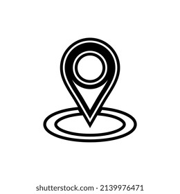 Location icon vector illustration, suitable for symbols, maps, logos, icons, brochures, posters, mascots, etc