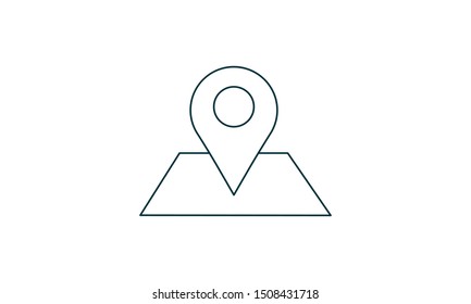 
Location icon vector illustration used for  web apps