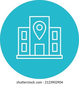 Location icon vector image. Can also be used for web apps, mobile apps and print media.