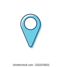 location icon vector image on white background