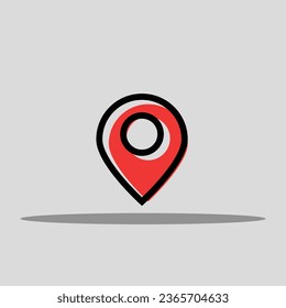 Location icon vector image png