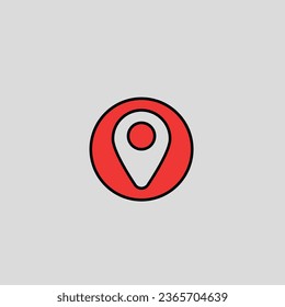 Location icon vector image png