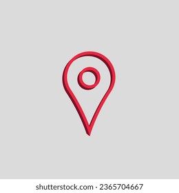 Location icon vector image png