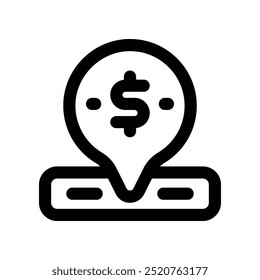 Icono de la línea del Vector para su Sitio web, móvil, presentación, y diseño del logotipo.