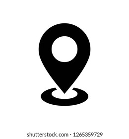 location icon vector, on white background editable eps10