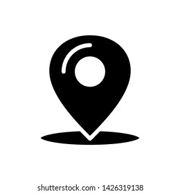 Location icon vector on white background