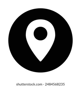 location icon vector on white background