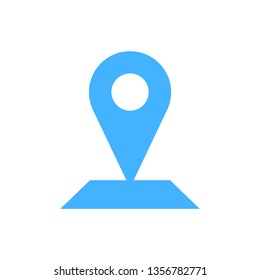 Location icon vector - Pin point sign