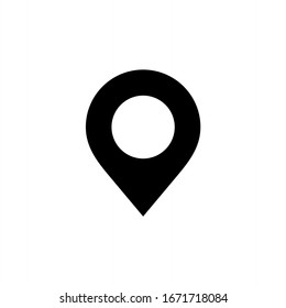 Location icon vector. Pin, Position icon vector illustration