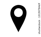 Location icon vector. Pin sign Isolated on white background. Navigation map, gps, direction, place, compass, contact, search concept. Flat style for graphic design, logo, Web, UI, mobile upp, EPS10