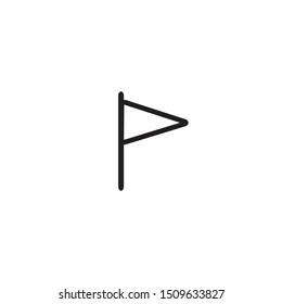 Location icon vector. Pin sign Isolated on white background. Navigation map, gps, direction, place, compass, contact, search concept