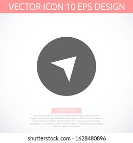 Location icon vector. Pin sign Isolated on white background. Navigation map, gps, direction, place, icon vector compass, contact, search concept.icon vector Flat style design, logo, icon vector Web