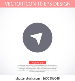 Location icon vector. Pin sign Isolated on white background. Navigation map, gps, direction, place, icon vector compass, contact, search concept.icon vector Flat style design, logo, icon vector Web