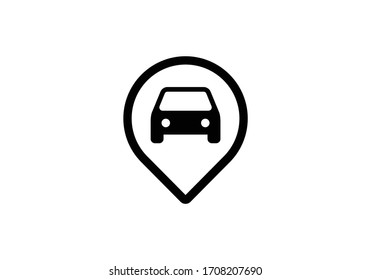 Location icon vector. Pin sign, Navigation map, GPS, direction, place, compass, contact, search concept. Flat style for graphic design, logo, Web, UI, mobile app