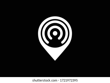Location icon vector. Pin sign, Navigation map, GPS, direction, place, compass, contact, search concept. Flat style for graphic design, logo, Web, UI, mobile app
