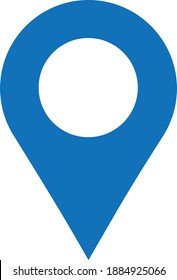 Location icon vector. Pin sign Isolated on white background. Navigation map, gps, direction, place, compass, contact, search concept. Flat style for graphic design, logo, Web, UI, mobile upp, EPS10