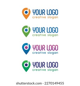 Location icon vector. Pin sign isolated on white background. Navigation map, gps, direction, place, compass, contact, search concept. Flat style for graphic design, logo, web, UI.