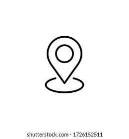 Location Icon Vector. Pin Icon Symbol Illustration