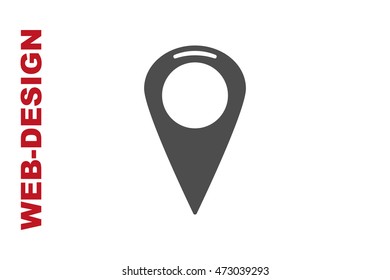 Location Icon Vector, portfolio author web-design