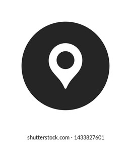 Location icon vector. Simple location sign in modern design style for web site and mobile app. EPS10