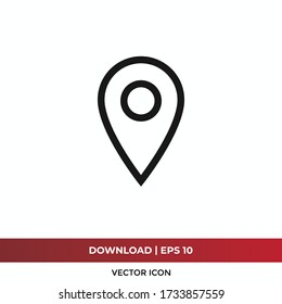 Location icon vector. Simple location sign