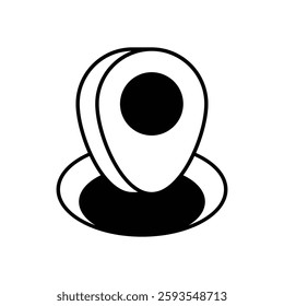 Location icon vector stock illustration