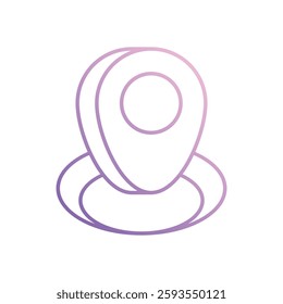 Location icon vector stock illustration