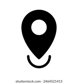 Icono de Locación Ilustración de diseño de símbolo de Vector
