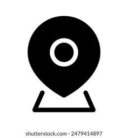 Icono de Locación Ilustración de diseño de símbolo de Vector
