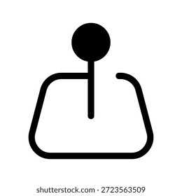 Illustration zum Entwurf eines Vektorsymbol für den Speicherort