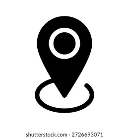Ilustración de diseño de símbolo de Vector de icono de Locación