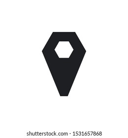 Location Icon Vector Symbol Eps