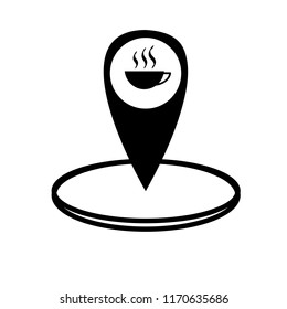  location icon   vector symbol,flat design,outline,esp10