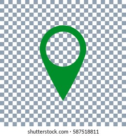 Location icon vector. Transporent background