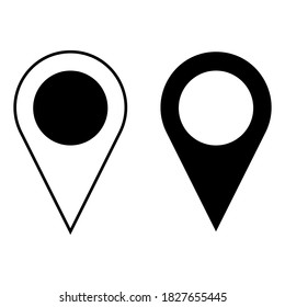 Location icon vector in trendy design style. eps 10