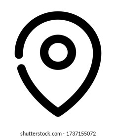 location icon vector for web and app