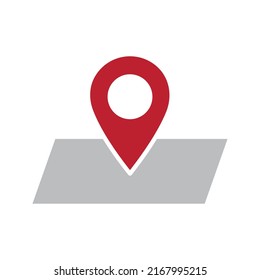 vector de icono de ubicación para presentación de símbolos de sitio web