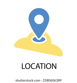 location icon. vector.Editable stroke.linear style sign for use web design,logo.Symbol illustration.