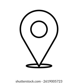 location icon white on background