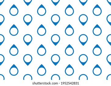 Location icon. For wrapping paper design and printing.