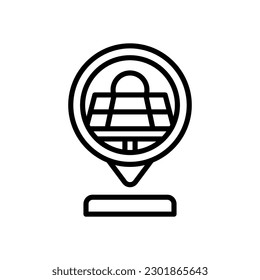 icono de ubicación para tu sitio web, móvil, presentación y diseño de logotipo.