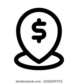 das Standortsymbol für Ihre Website, Ihr Mobilgerät, Ihre Präsentation und Ihr Logo-Design.