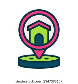 location icon for your website, mobile, presentation, and logo design.