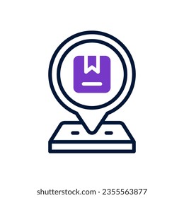 icono de ubicación para tu sitio web, móvil, presentación y diseño de logotipo.