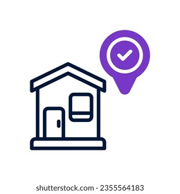 icono de ubicación para tu sitio web, móvil, presentación y diseño de logotipo.