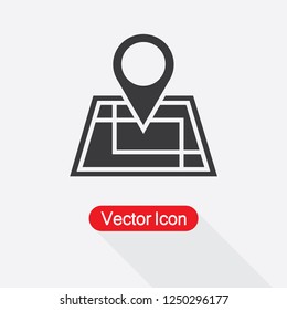 Location Icon,Map Icon Vector Illustration Eps10