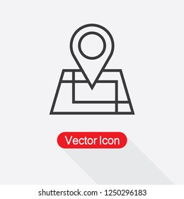 Location Icon,Map Icon Vector Illustration Eps10