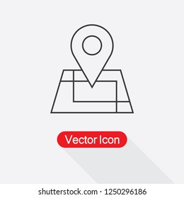 Location Icon,Map Icon Vector Illustration Eps10